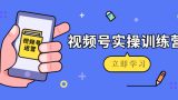 微信视频号实操训练营：视频号起号运营纯干货玩法