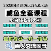 咸闲鱼运营全套教程