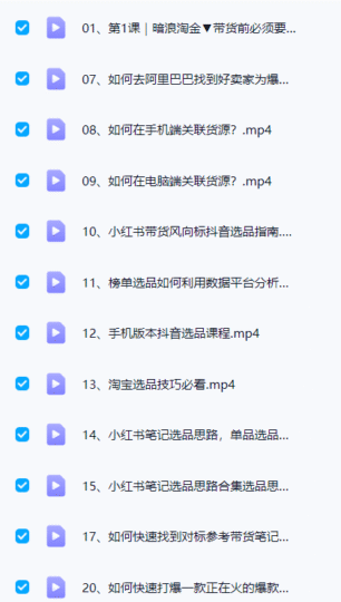 小红书带货课程:小Red书带货2.0版